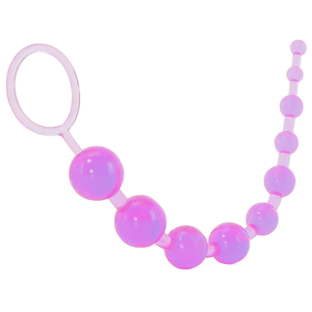 X-10 Anal Beads in Purple – Edmonton adult store – close-up view