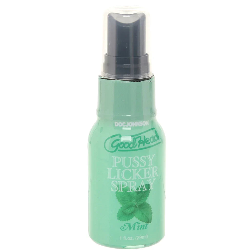 GoodHead Pussy Licker Spray 1fl.oz/29ml in Mint – Heaven Boutique Edmonton – side view