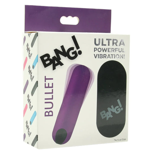 Bang! Remote Vibrating Bullet in Purple — buy in Edmonton | Heaven Boutique