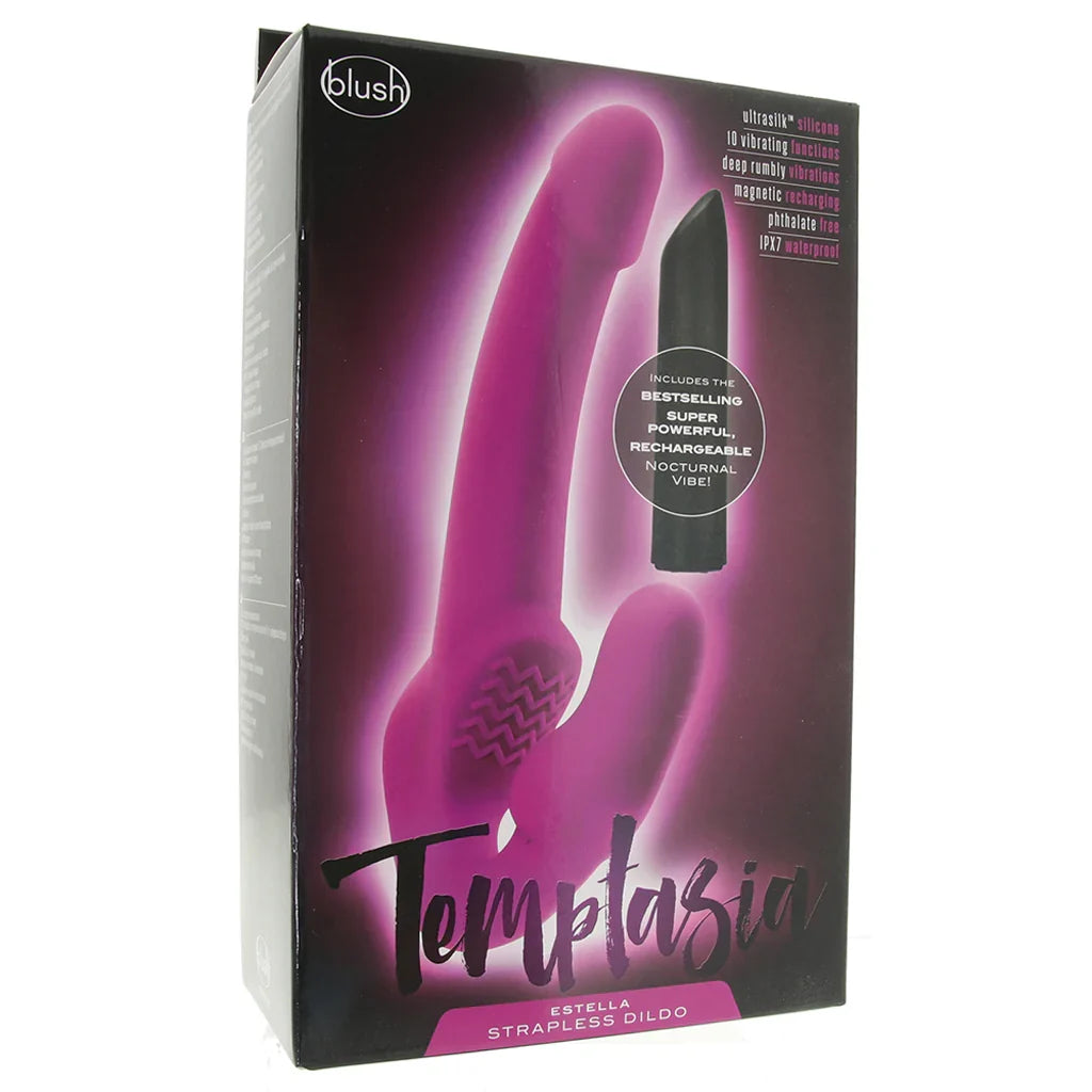 Temptasia Estella Vibrating Strapless Dildo — buy in Edmonton | Heaven Boutique