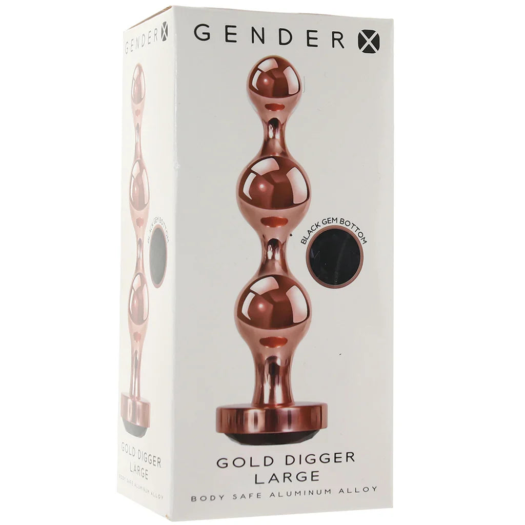 Gender X Gold Digger Beaded Plug - L — buy in Edmonton | Heaven Boutique