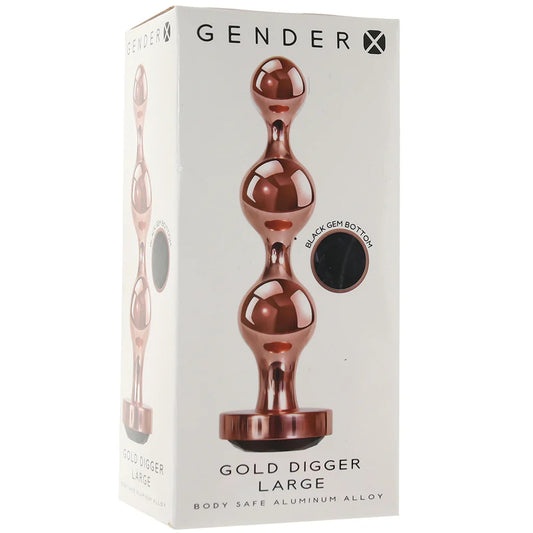 Gender X Gold Digger Beaded Plug - L — buy in Edmonton | Heaven Boutique