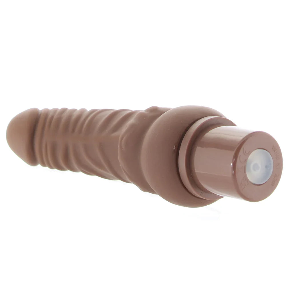 Power Stud Rechargeable Curvy Vibe in Brown – Edmonton adult store – close-up view