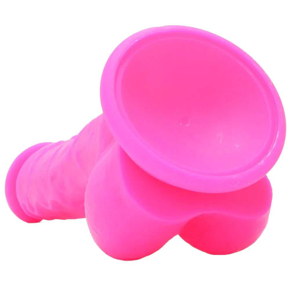 Colours 7 Inch Firm Silicone Dildo in Pink Edmonton – product detail