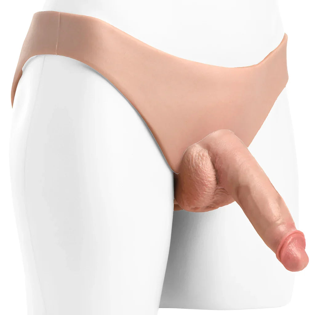 Master Series 6 Inch Hollow Silicone Harness – Edmonton adult boutique – features