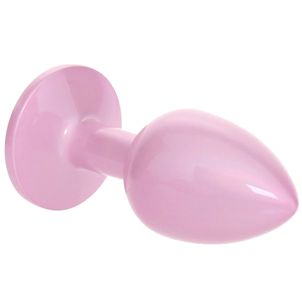 Rear Assets Pink Metal Butt Plug in Small - Small – Edmonton adult boutique – features