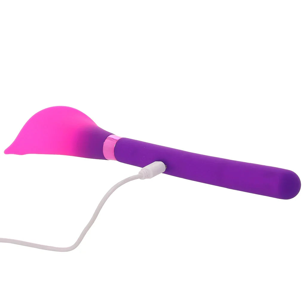 Vala Fiercely Powerful Silicone Flower Vibe in Purple Edmonton – product detail