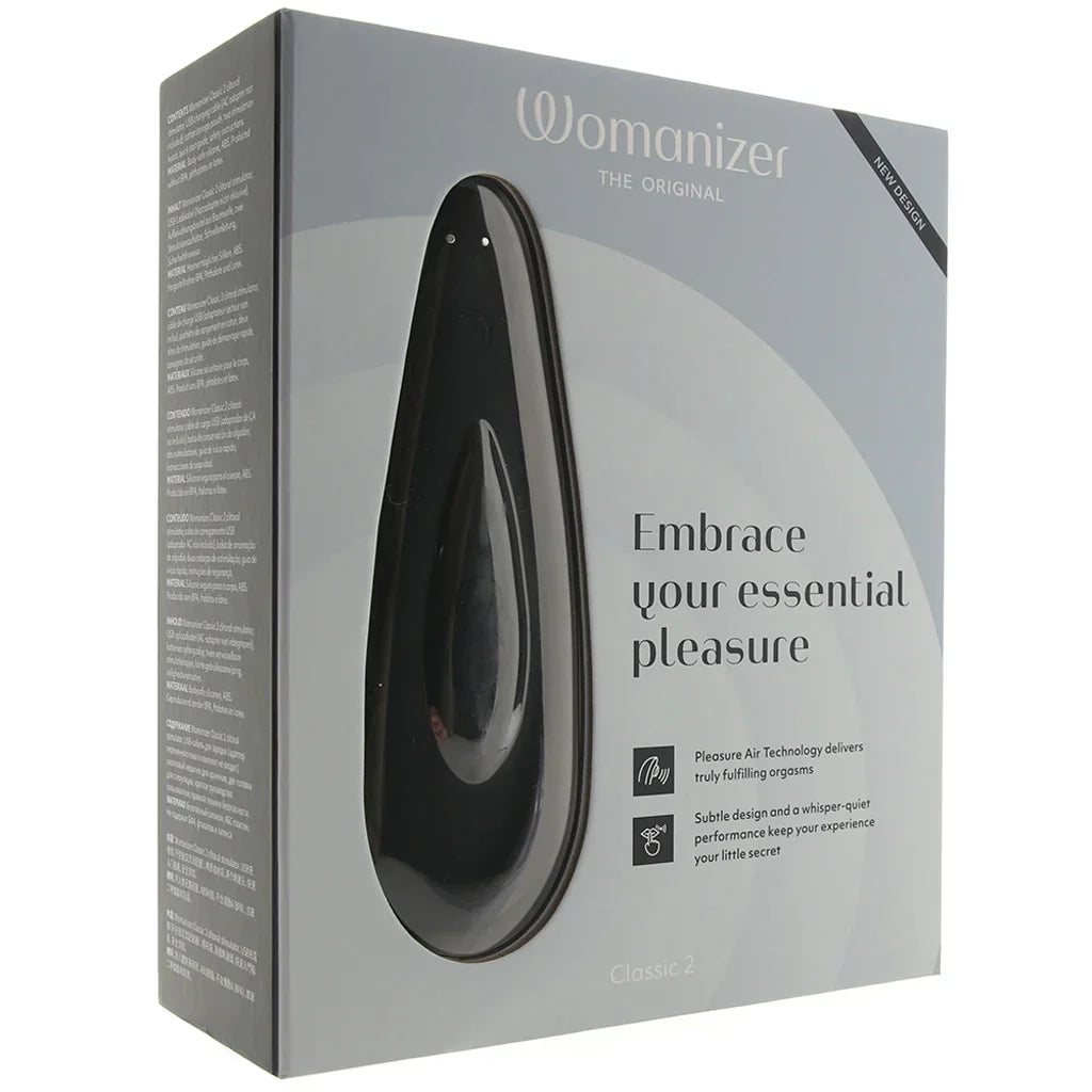 Womanizer Classic 2 Pleasure Air Stimulator in Black — buy in Edmonton | Heaven Boutique