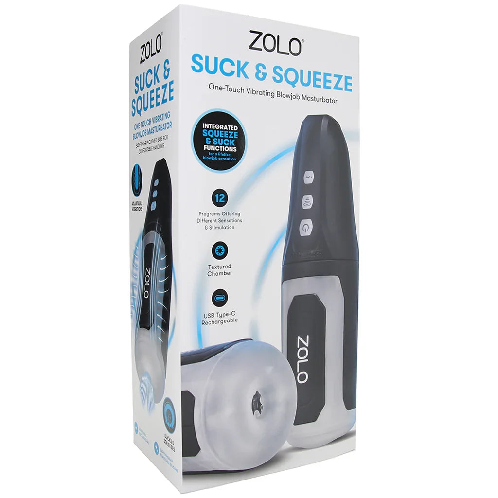 Zolo Suck and Squeeze Vibrating Blowjob Massager — buy in Edmonton | Heaven Boutique
