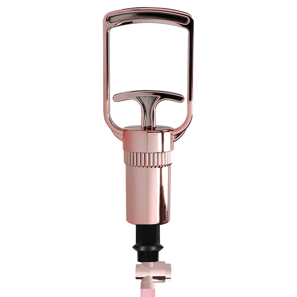 Pumped Rose Gold Pussy Pump – Edmonton adult store – close-up view