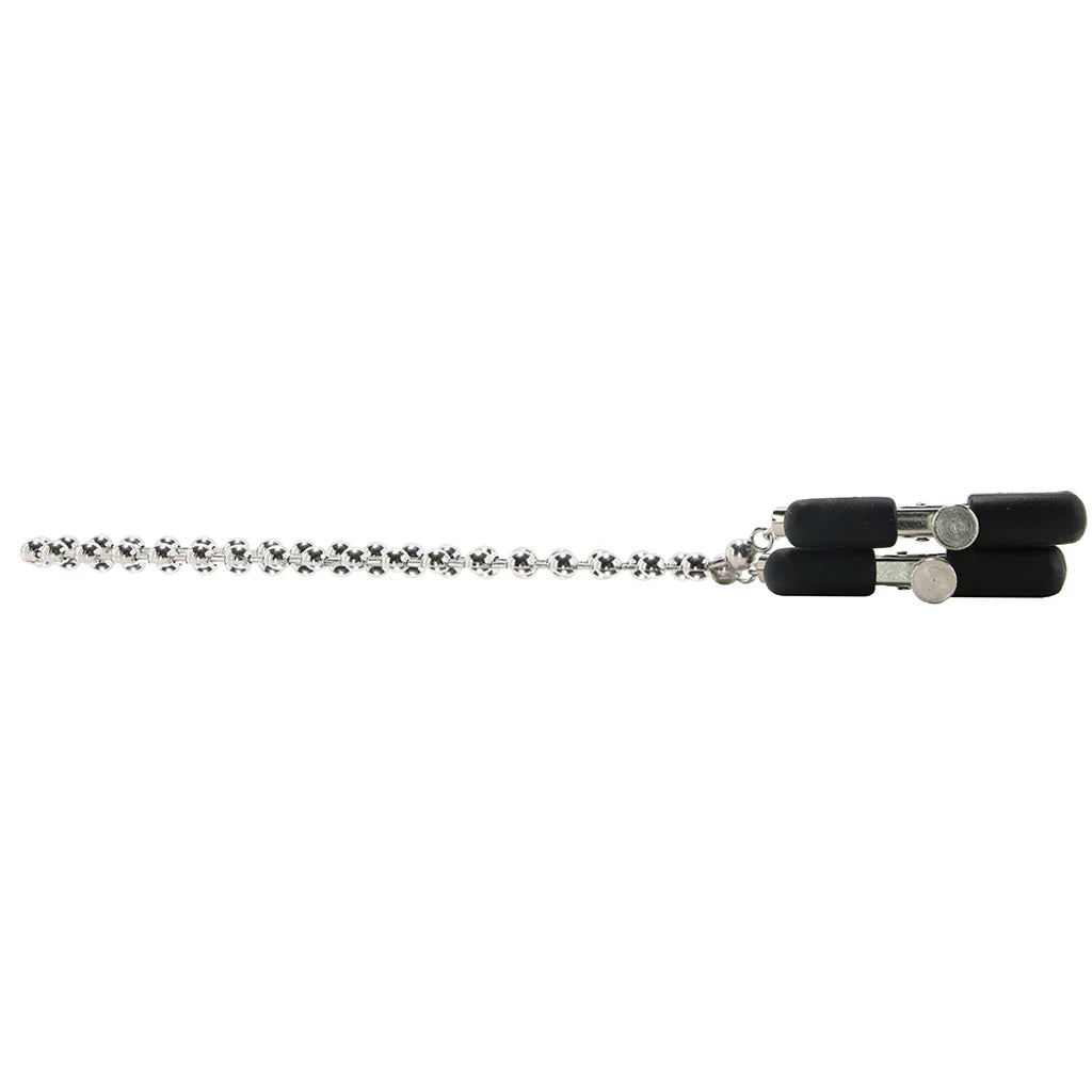 Beaded Nipple Clamps in Silver Edmonton – product detail