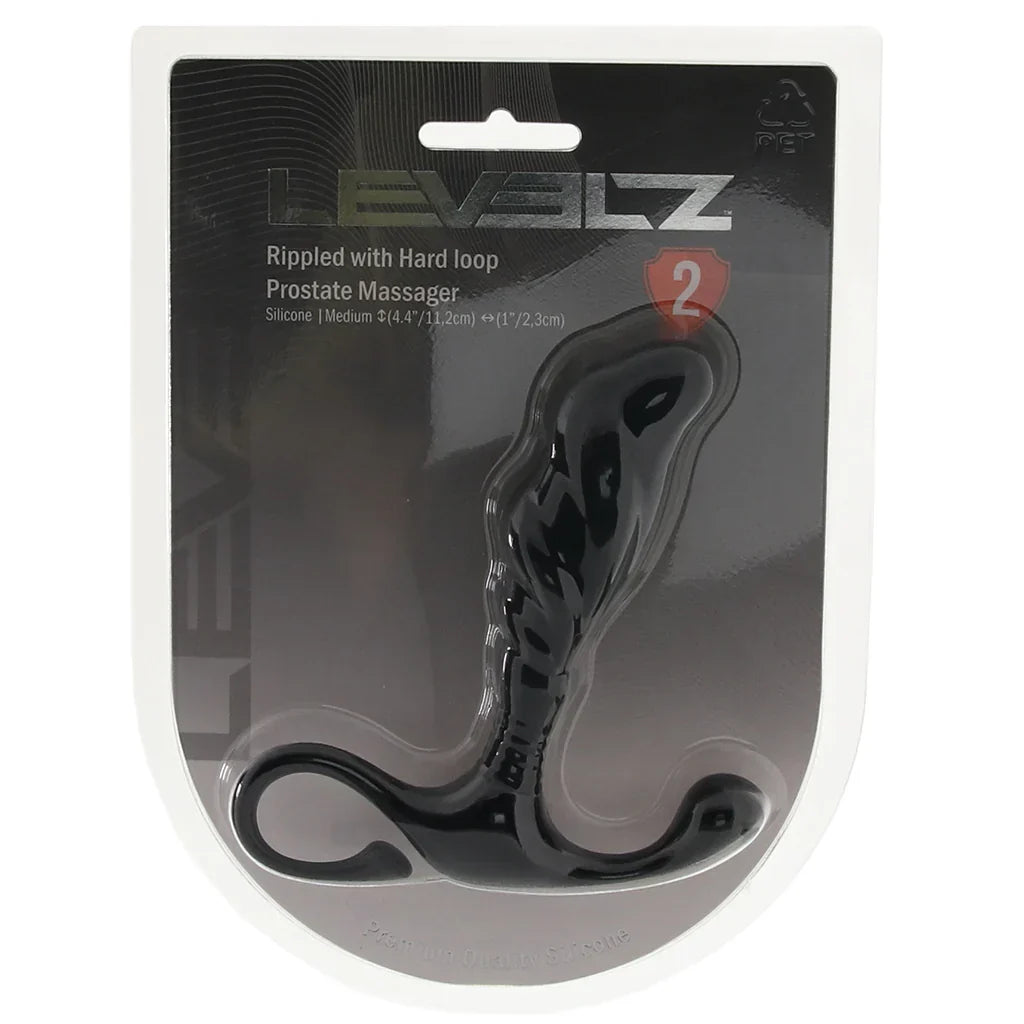 LEVELZ Rippled Prostate Massager – Edmonton adult store – close-up view