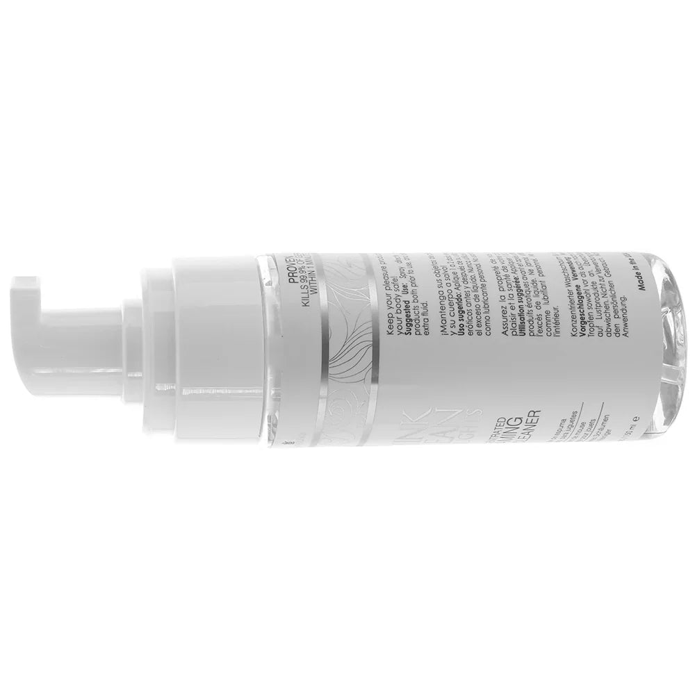 Think Clean Thoughts Foaming Toy Cleaner 5.07oz – Edmonton adult store – close-up view