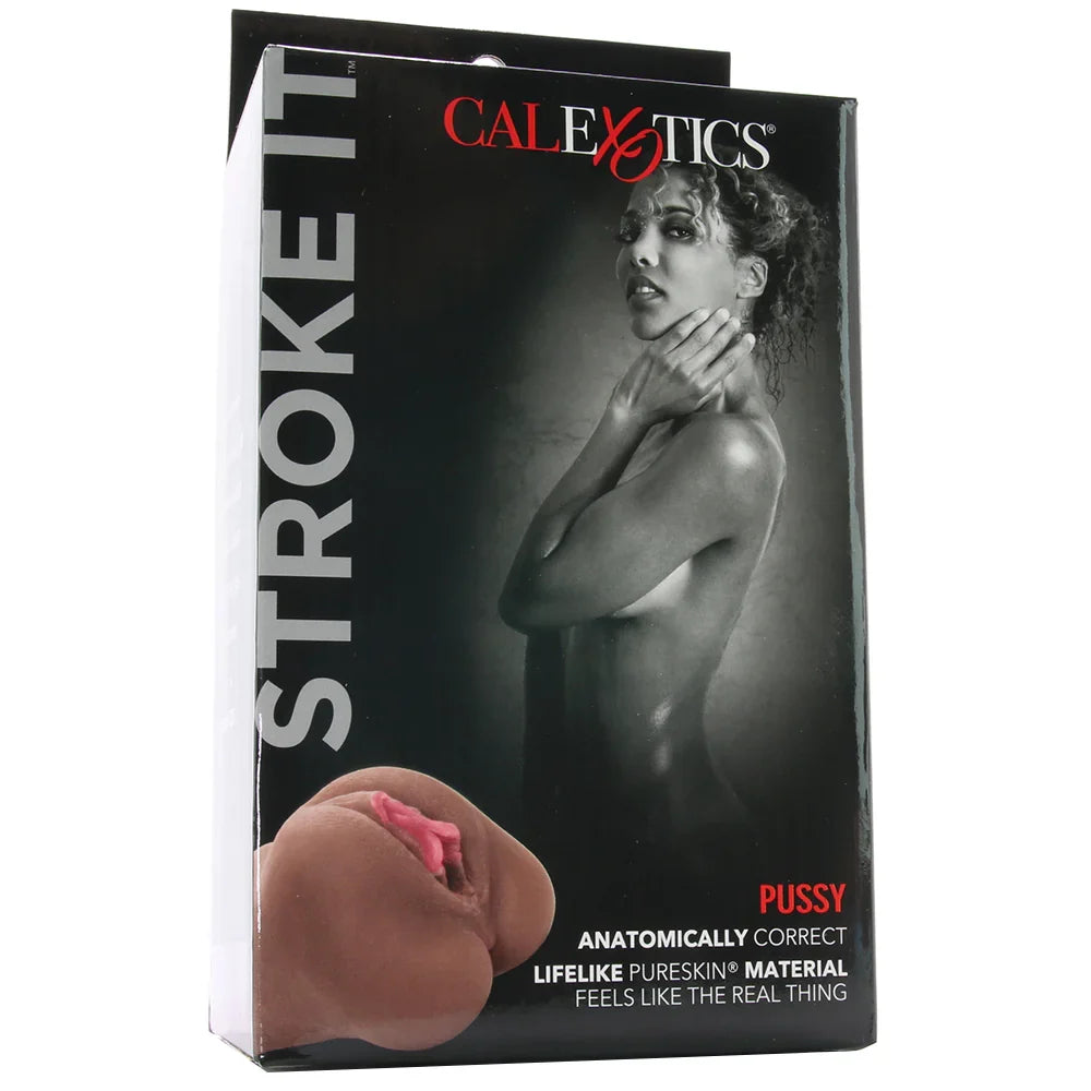 Stroke It Anatomical Pussy Stroker in Brown — buy in Edmonton | Heaven Boutique