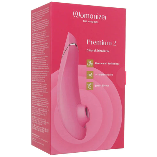 Womanizer Premium 2 Pleasure Air Stimulator in Raspberry — buy in Edmonton | Heaven Boutique