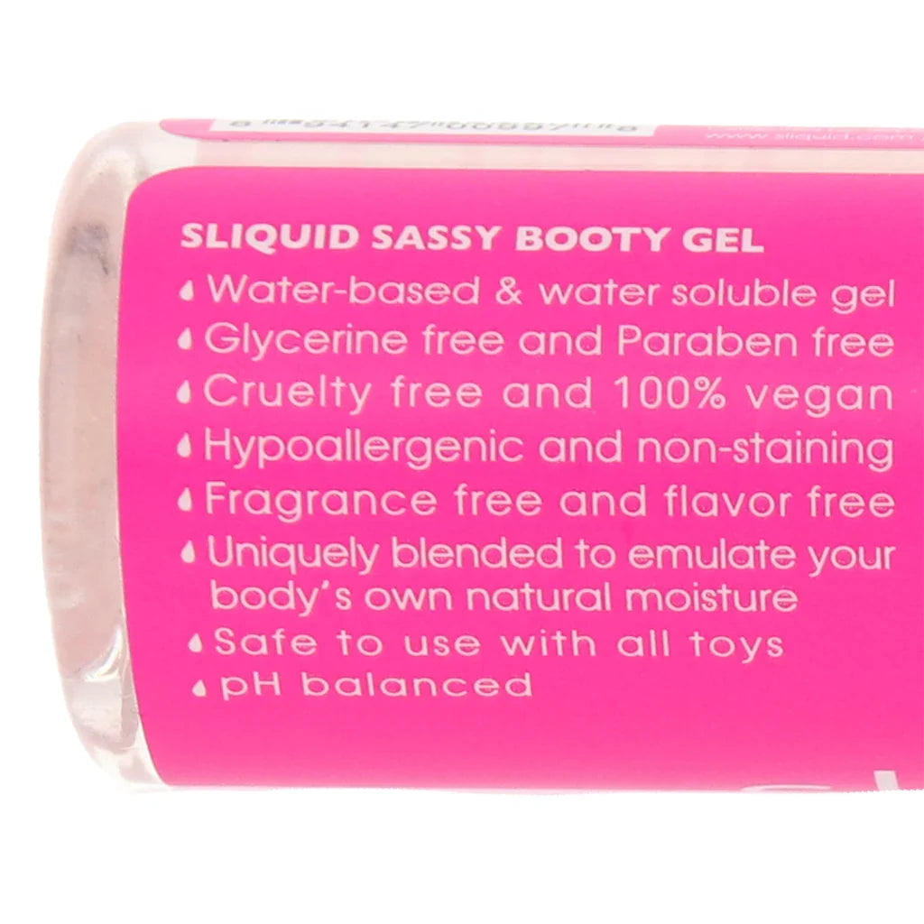 Sassy Booty Gel Natural Lubricant in 2oz/60ml - 2oz/60ml – Heaven Boutique Edmonton – side view
