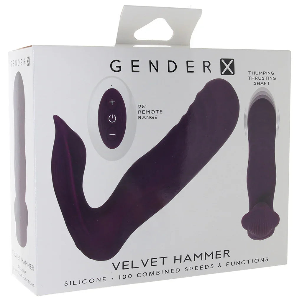 Gender X Velvet Hammer Remote Wearable Vibe — buy in Edmonton | Heaven Boutique