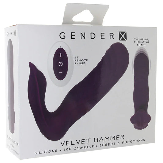 Gender X Velvet Hammer Remote Wearable Vibe — buy in Edmonton | Heaven Boutique