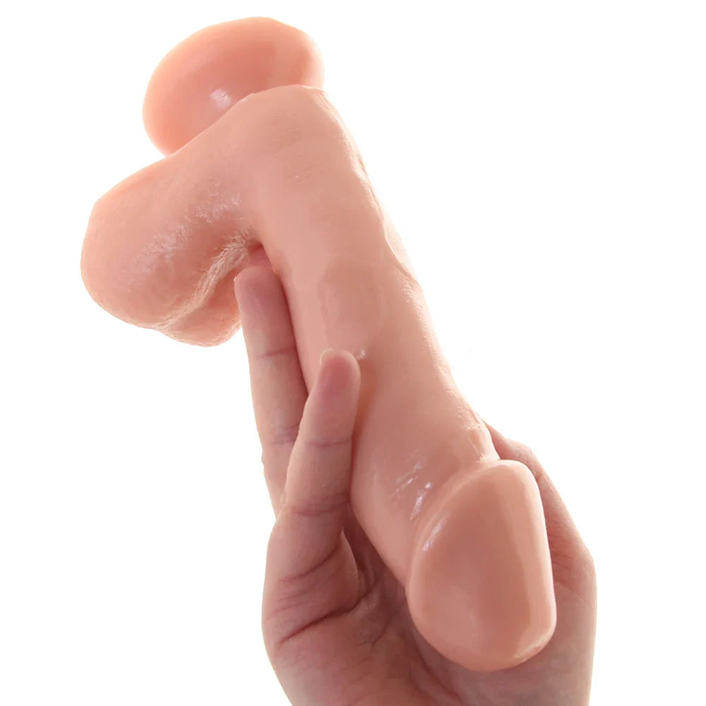 Basix 6.5 Inch Suction Base Dildo in Flesh Edmonton – product detail