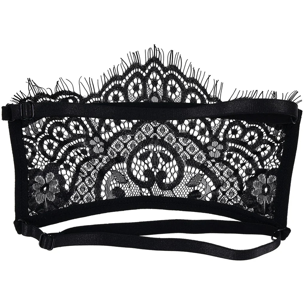 S&M Veiled Vision Lace Blindfold – Heaven Boutique Edmonton – additional angle
