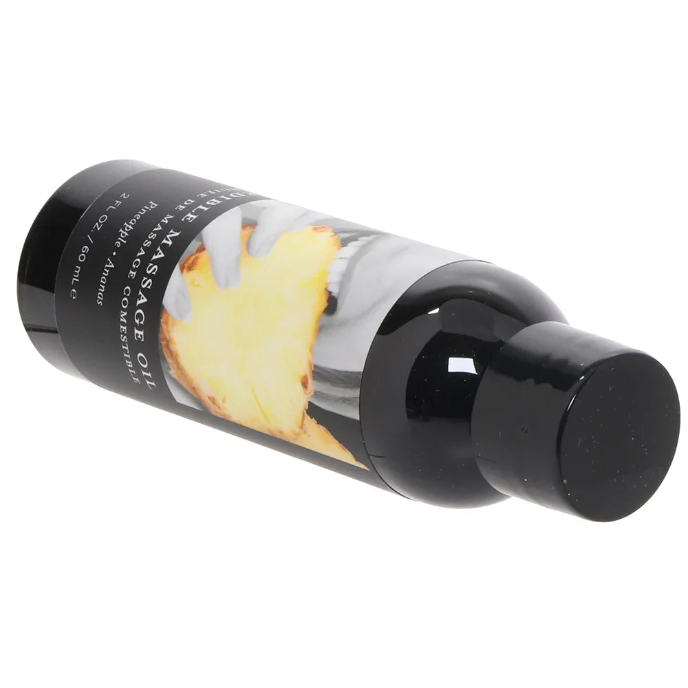 Edible Massage Oil Gift Set in Tropical – Heaven Boutique Edmonton – side view