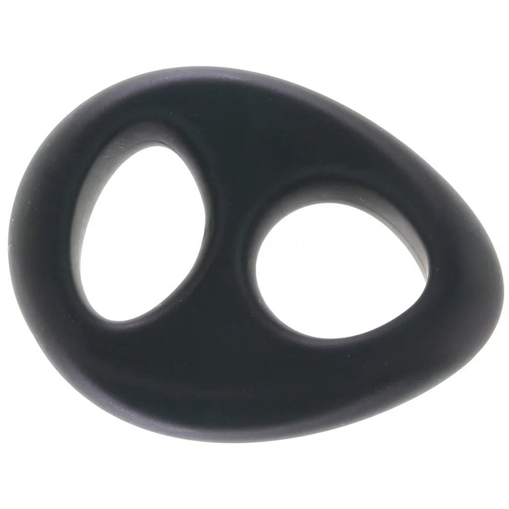 Renegade Romeo Soft Silicone Dual Ring in Black – Heaven Boutique Edmonton – side view