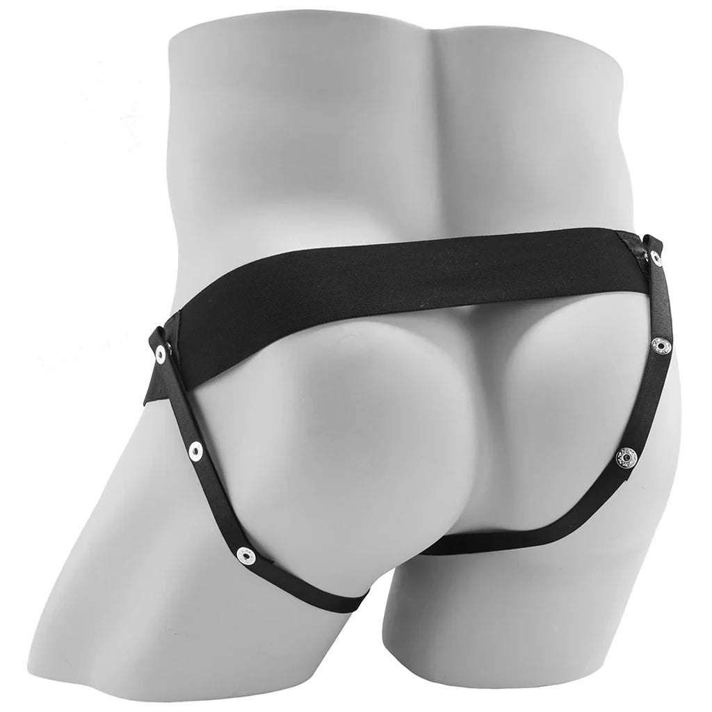 Dr. Skin 6 Inch Hollow Strap-On in Vanilla – Edmonton adult store – close-up view