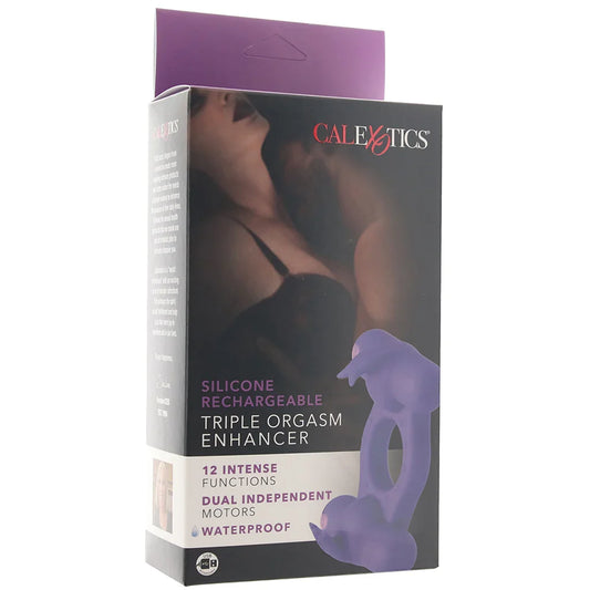 Silicone Triple Orgasm Enhancer Vibrating Ring — buy in Edmonton | Heaven Boutique