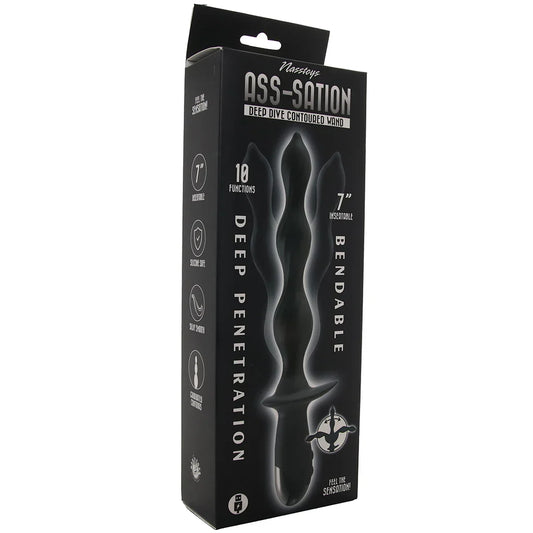 Ass-Station Deep Dive Beaded Anal Vibe — buy in Edmonton | Heaven Boutique