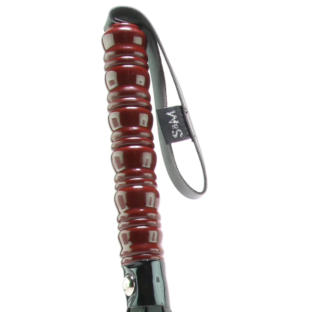 Sex & Mischief Mahogany Flogger – Edmonton adult store – close-up view