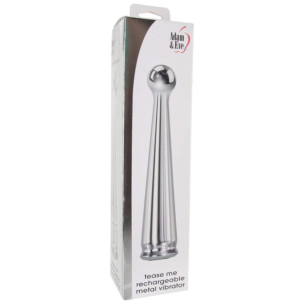 Tease Me Rechargeable Metal Vibe — buy in Edmonton | Heaven Boutique