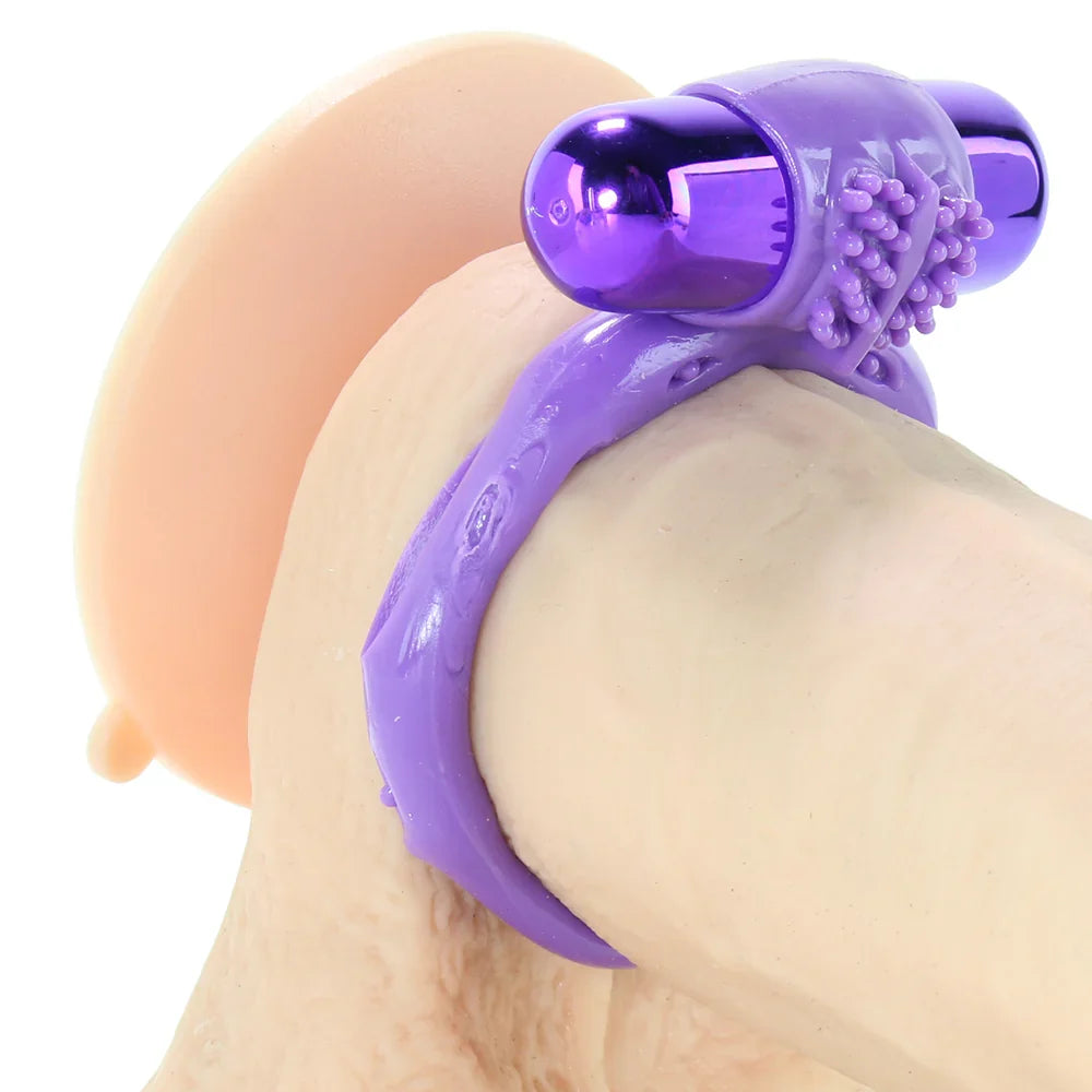 Neon Vibrating Couples Kit in Purple – Heaven Boutique Edmonton – side view
