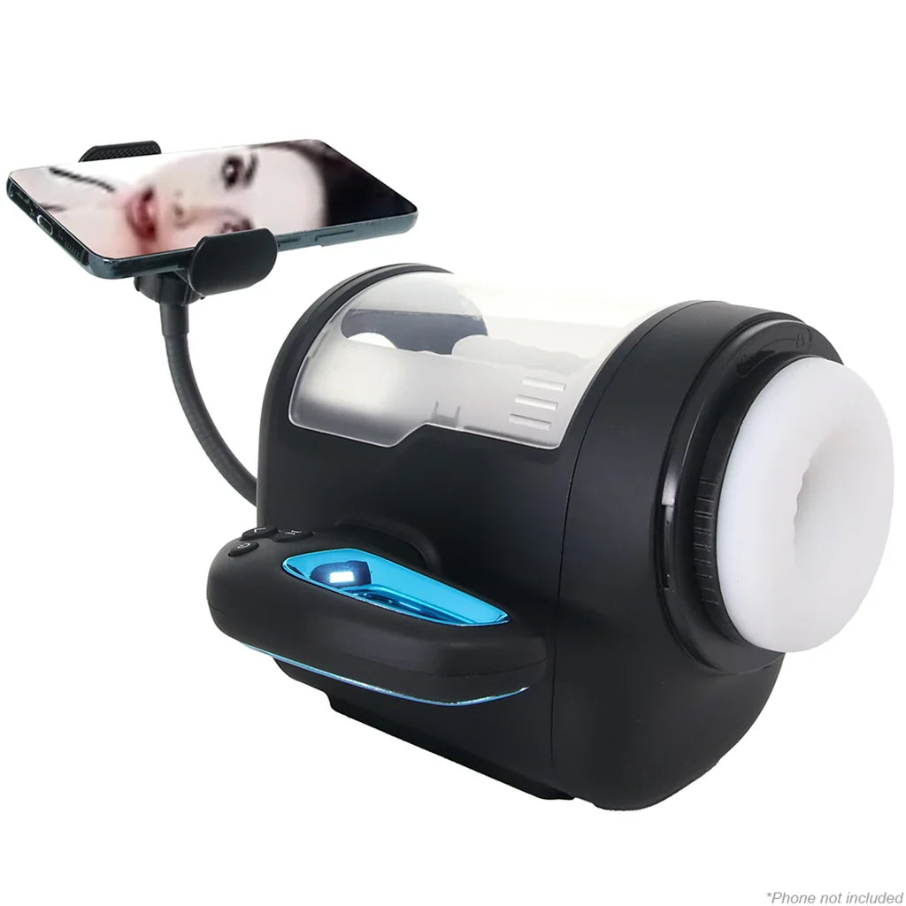 Cyber Milker Stroking & Vibrating Masturbator – Edmonton adult shop – in use view
