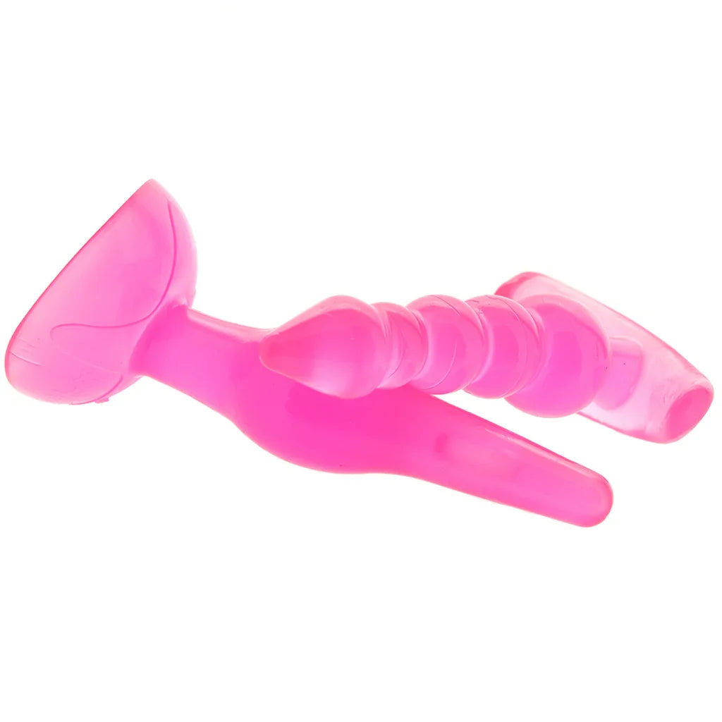 Pink Elite Supreme Anal Play Kit – Heaven Boutique Edmonton – side view