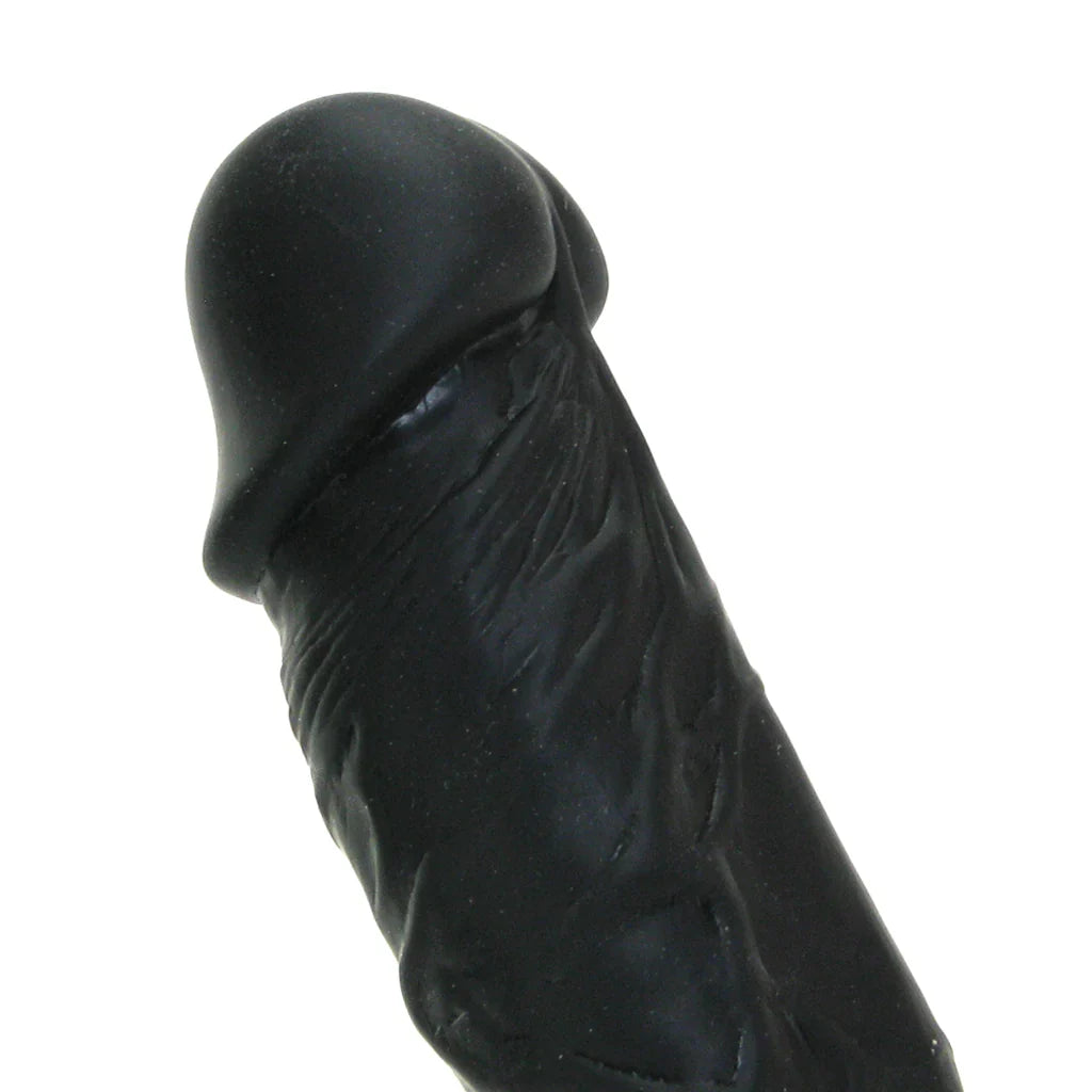 Small Silicone Colours Dildo in Black – Edmonton adult boutique – features