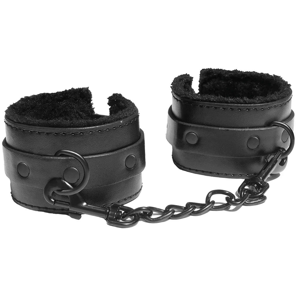 Sex & Mischief Shadow Fur Handcuffs – Edmonton – packaging view