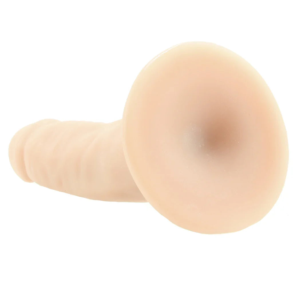 Dr. Skin 5.5 Inch Cock with Suction Cup in Beige – Edmonton adult store – close-up view