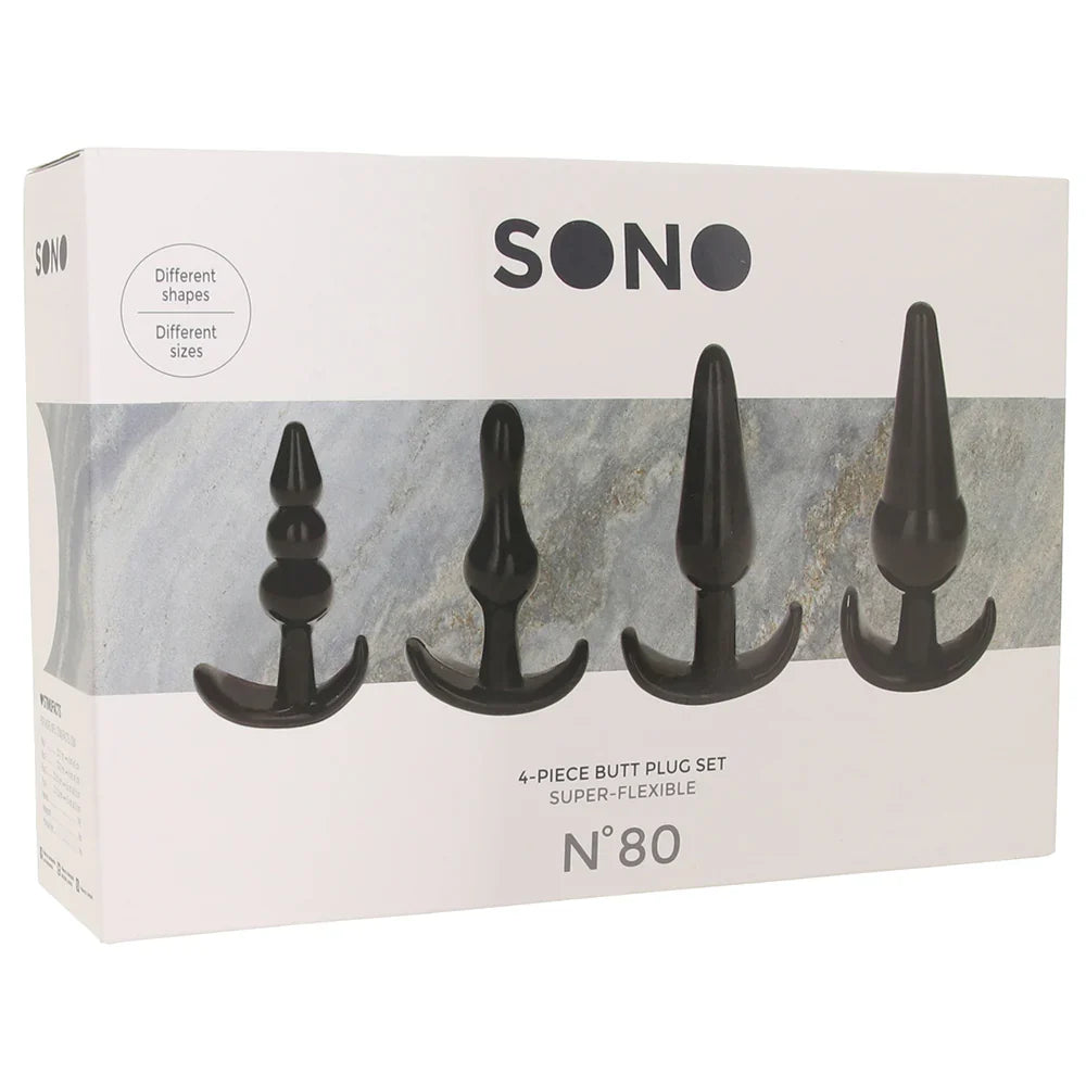 No.80 4-Piece Butt Plug Set — buy in Edmonton | Heaven Boutique