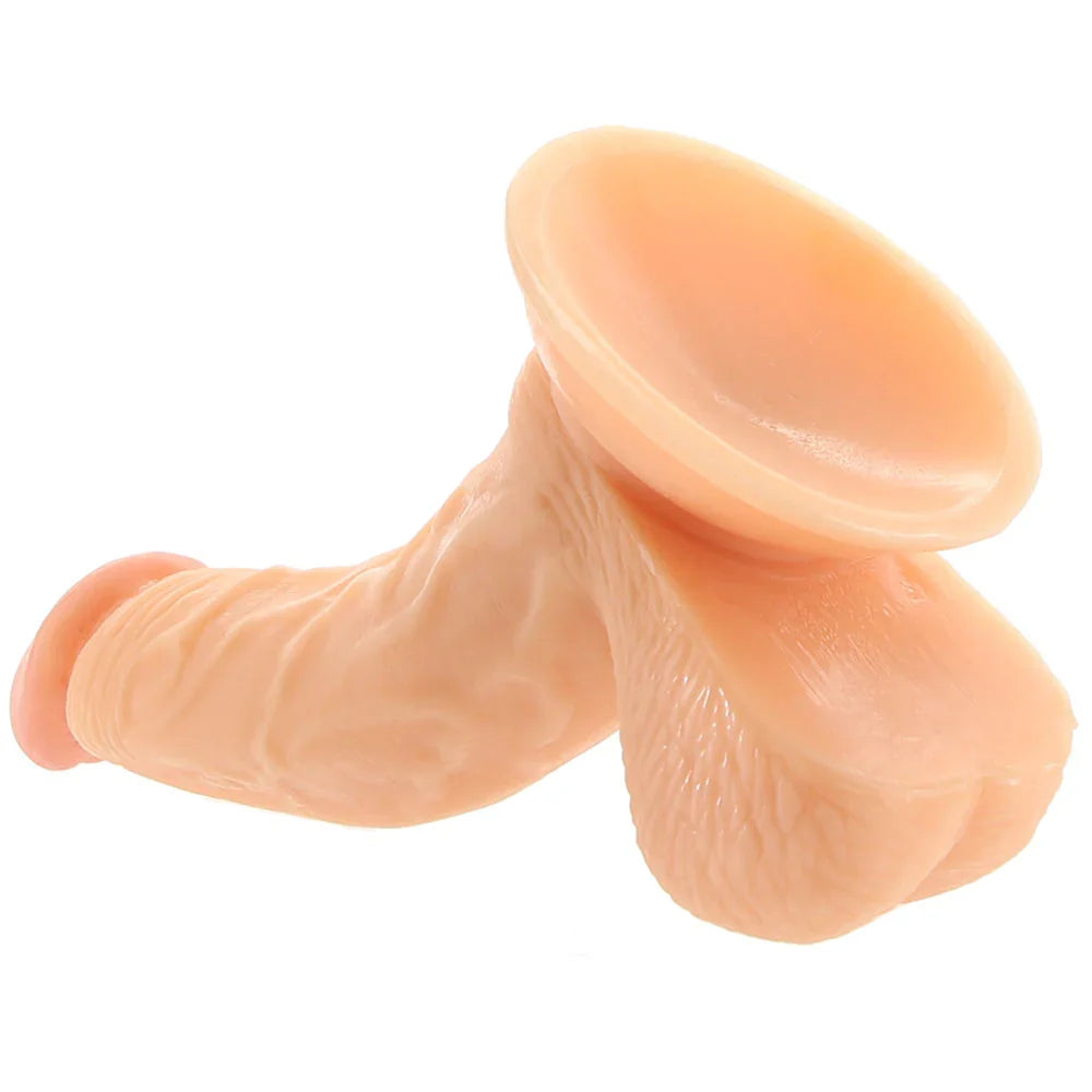 Real Skin Whoppers 6.5 Inch Dildo in Flesh Edmonton – product detail
