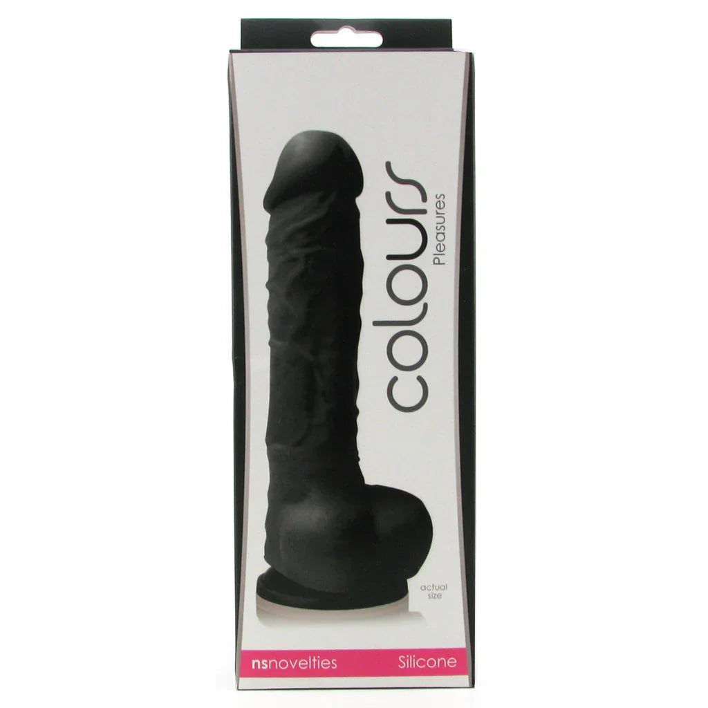Small Silicone Colours Dildo in Black — buy in Edmonton | Heaven Boutique
