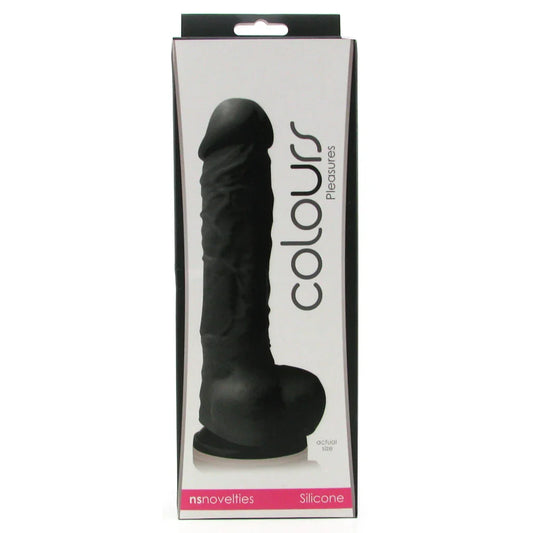 Small Silicone Colours Dildo in Black — buy in Edmonton | Heaven Boutique