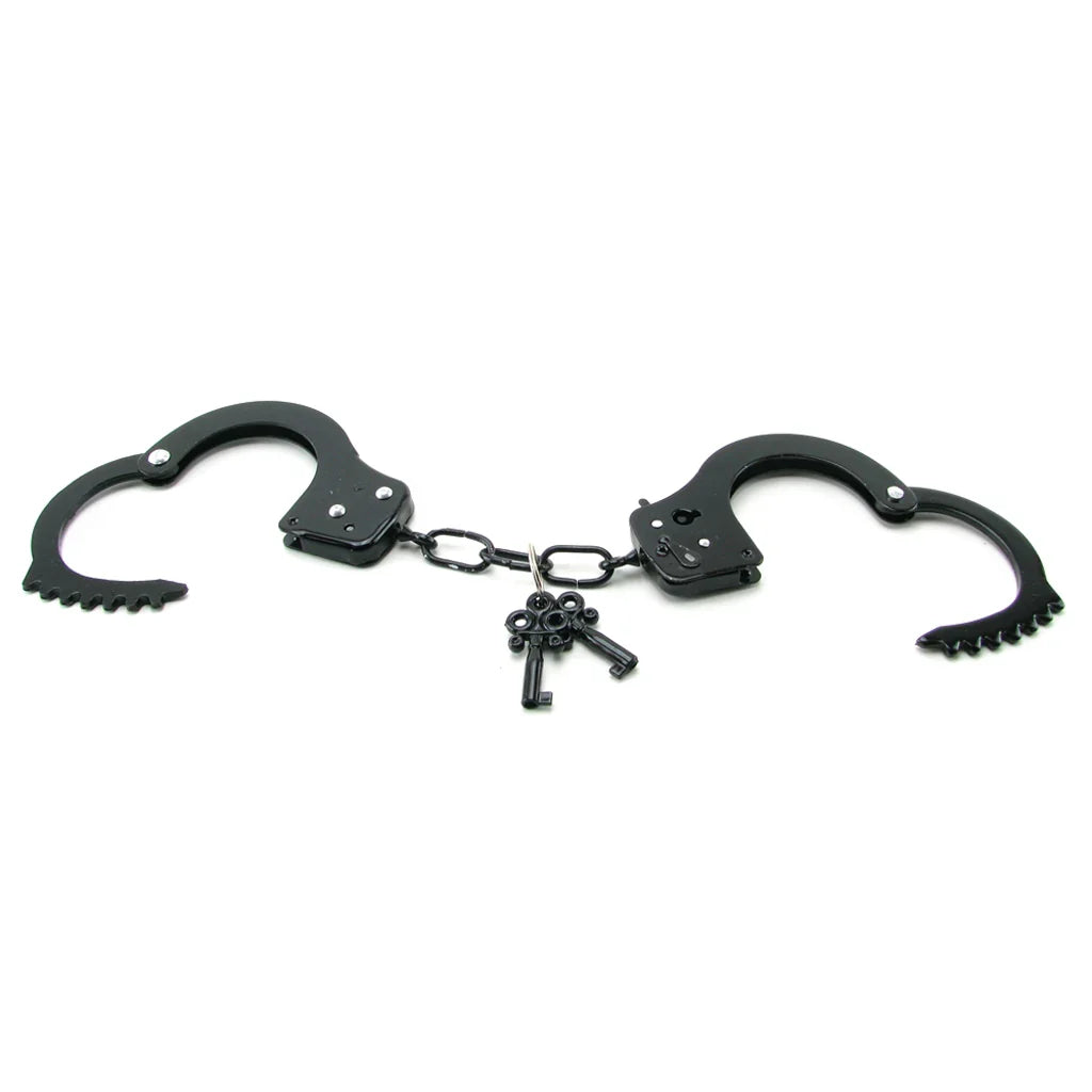 Fetish Fantasy Designer Cuffs in Black – Heaven Boutique Edmonton – side view