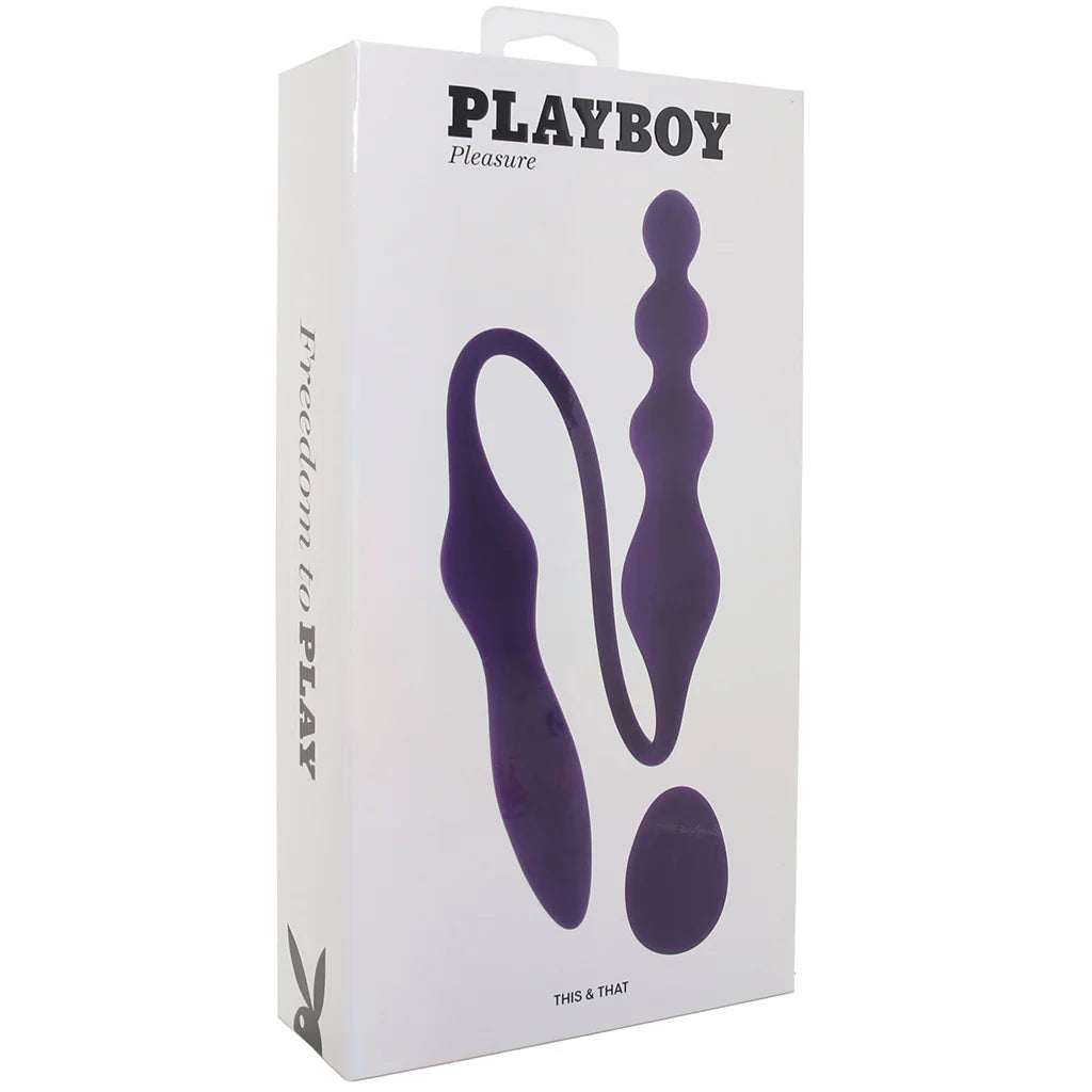 Playboy This & That Dual Ended Vibe — buy in Edmonton | Heaven Boutique