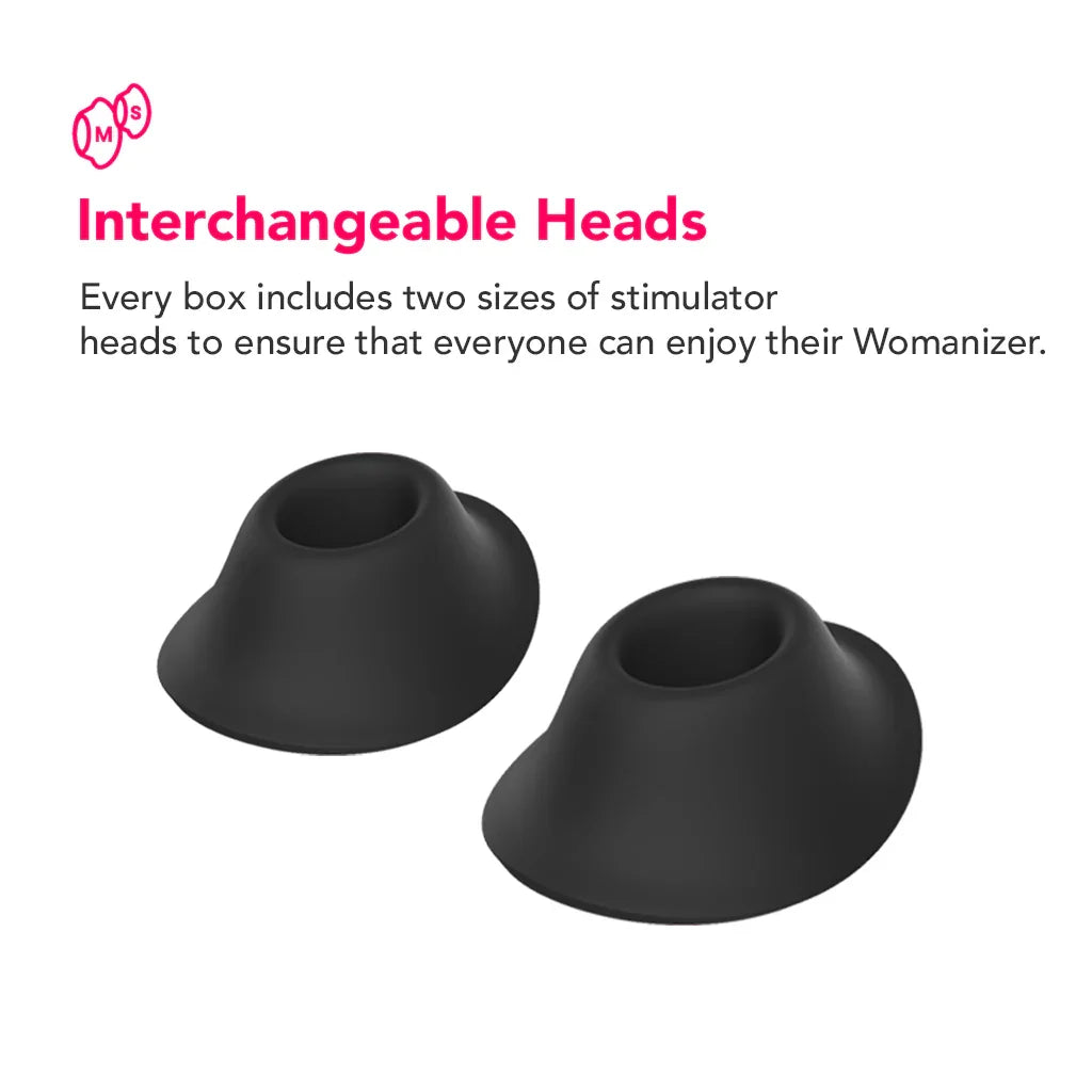 Womanizer Classic 2 Pleasure Air Stimulator in Black – Heaven Boutique Edmonton – side view