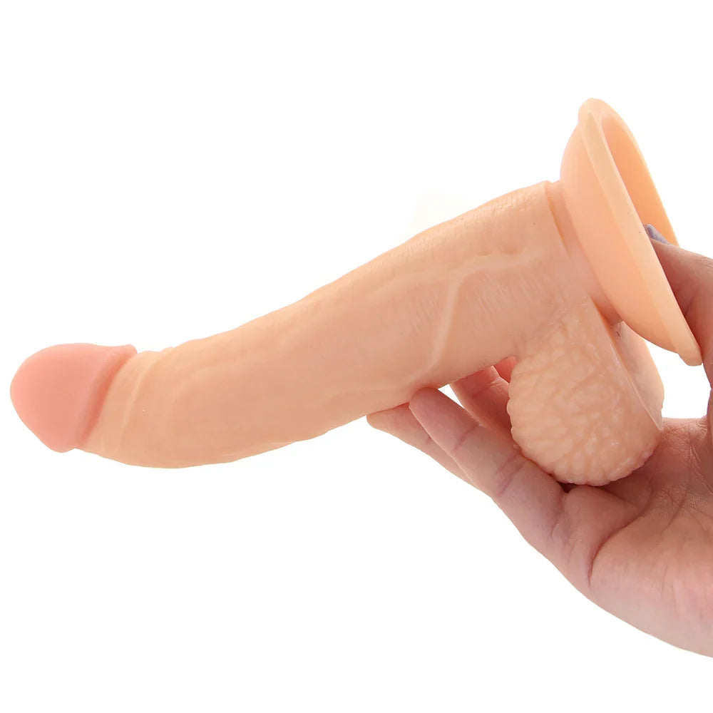 Pop Peckers 7.5 Inch Ballsy Dildo in Light Edmonton – product detail