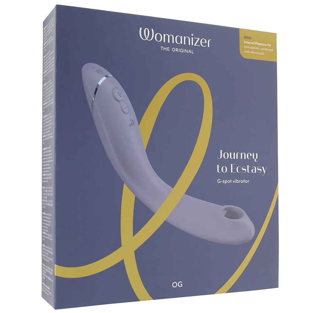 Womanizer OG G-Spot Air Stimulator in Lilac – Edmonton adult store – close-up view