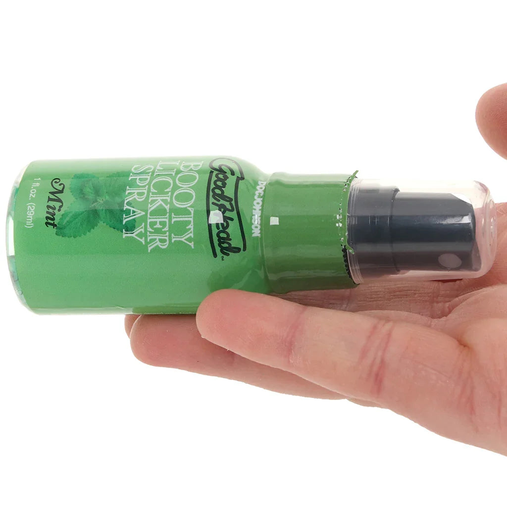 GoodHead Booty Licker Spray 1fl.oz/29ml in Mint – Edmonton adult store – close-up view