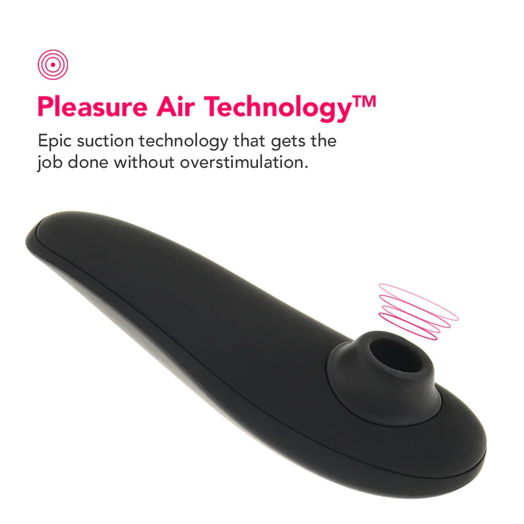 Womanizer Classic 2 Pleasure Air Stimulator in Black – Heaven Boutique Edmonton – additional angle