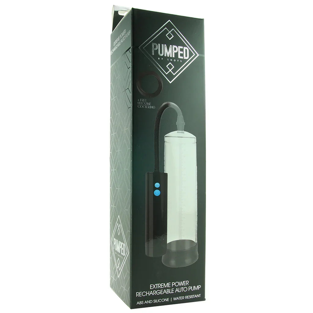 Pumped Extreme Power Rechargeable Auto Pump in Clear — buy in Edmonton | Heaven Boutique