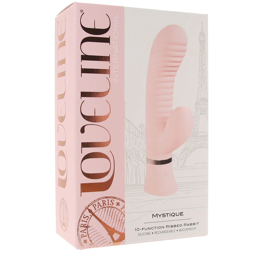 Loveline Mystique Ribbed Mini Rabbit Vibe — buy in Edmonton | Heaven Boutique